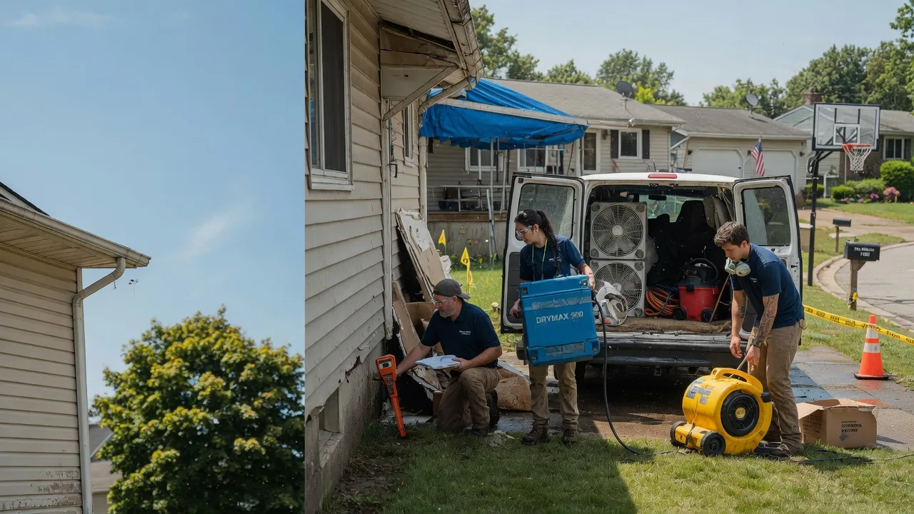 Ceiling Leak Cleanup in Islandia, NY near me