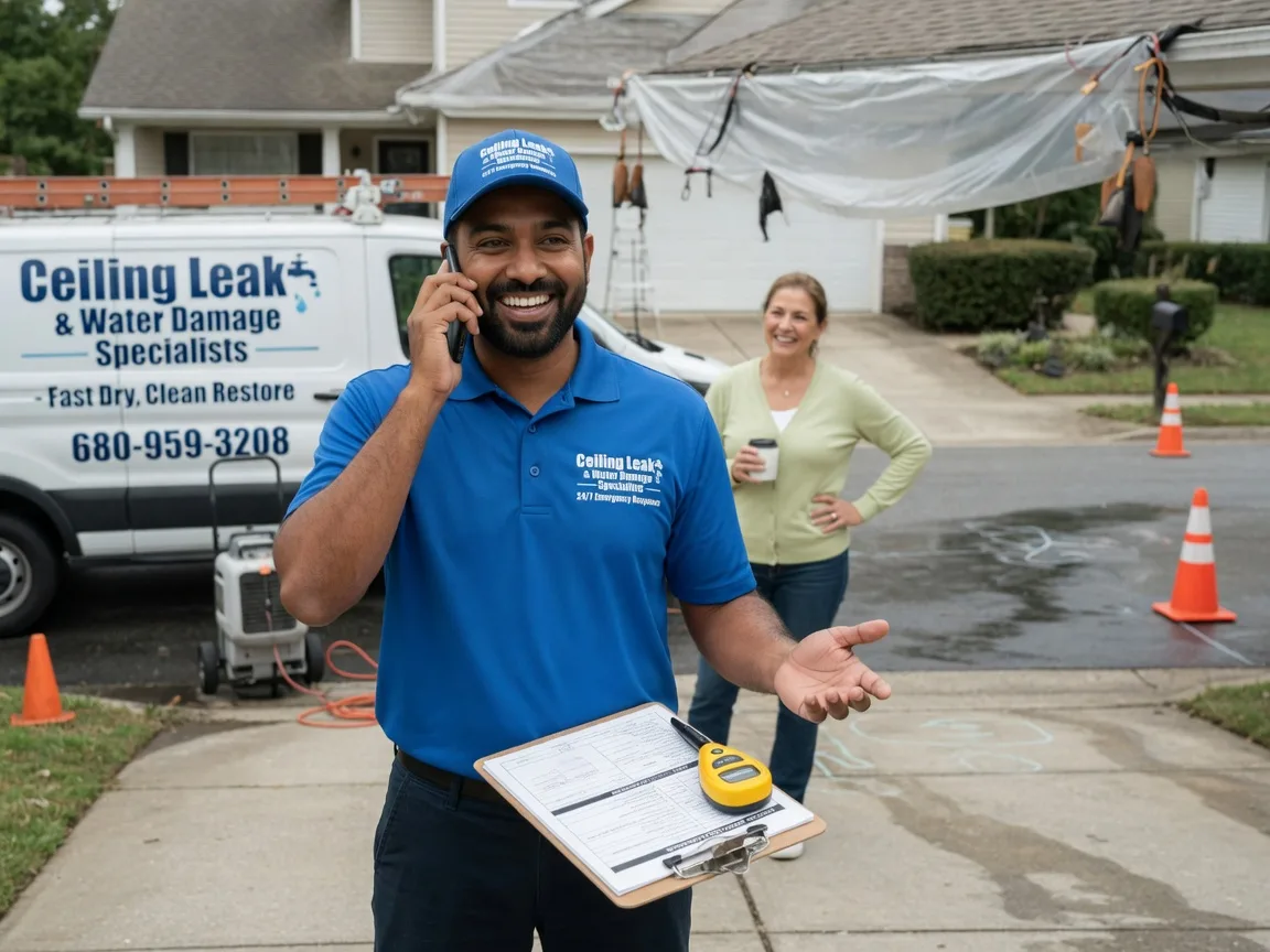 Ceiling Leak Cleanup Islandia, NY FAQs